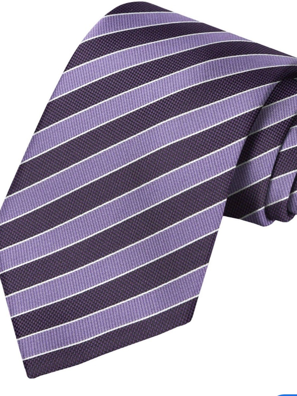 KissTies Purple Eggplant Tie Preppy Business Formal